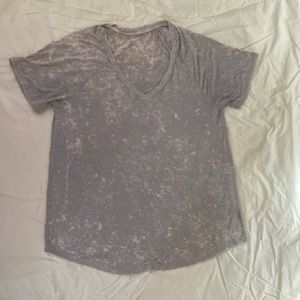 American Eagle grey and pink tie dye soft and sexy tee